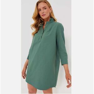 Pomander Place Teal Mini Dress